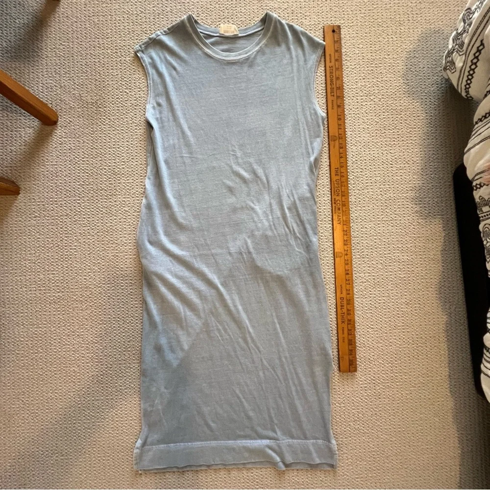 Double Zero Light Blue Midi Dress Size Large - Picture 7 of 8